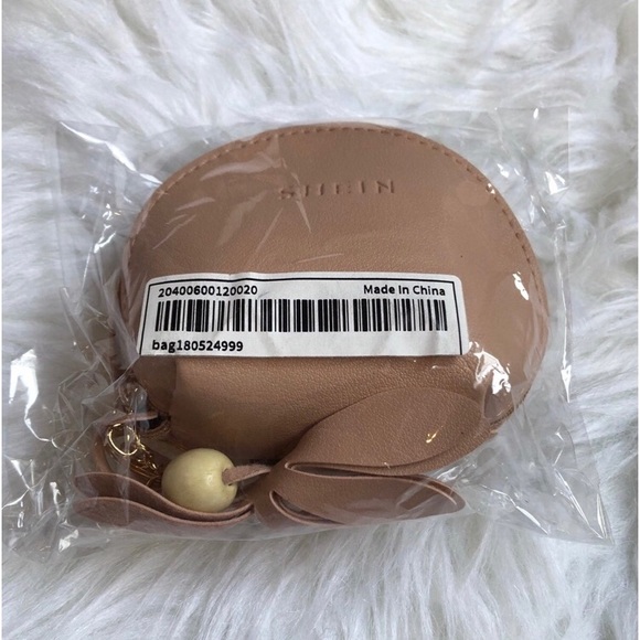 NWT SHEIN coin purse in nude - Picture 3 of 4